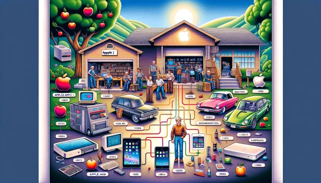Історія створення компанії Apple 🍏: Від гаражної майстерні до технологічного гіганта
